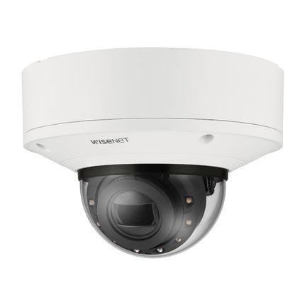 Hanwha Wisenet 6MP Vandal Outdoor Dome Camera, 30fps, 70m IR, IK10, 10.9-29mm - HAN-XNV-8093R