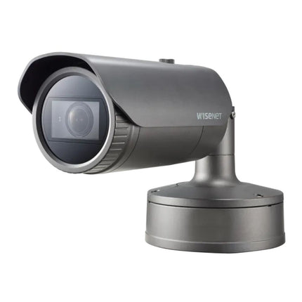 Hanwha Wisenet 2MP AI Outdoor Bullet Camera, H.265, 120fps, WDR, IR, IK10, IP67, 4.4-9.3mm - HAN-PNO-A6081R