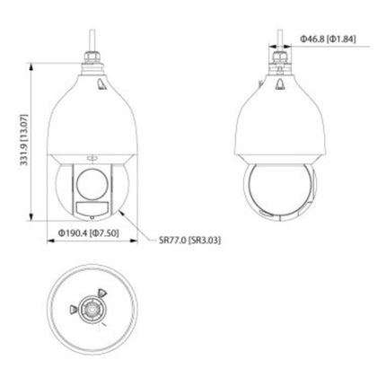 VIP Vision Professional AI Series 8.0MP 25x Zoom PTZ Dome v2