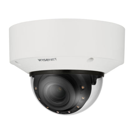 Hanwha Wisenet 6MP Outdoor Vandal Dome Camera, 30fps, 40m IR, IK10, 4.4-9.3mm - HAN-XNV-C8083R