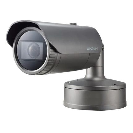 Hanwha Wisenet 8MP AI Outdoor Bullet Camera with LPR, WDR, IR, IP67, 4.5-10mm - HAN-PNO-A9081RLP