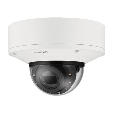 Hanwha Wisenet 6MP Vandal Outdoor Dome Camera, 30fps, 50m IR, IK10, 4.4-9.3mm - HAN-XNV-8083R