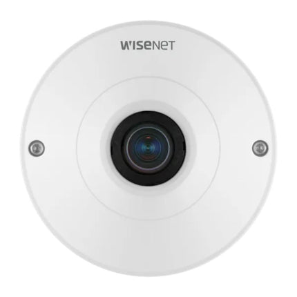 Hanwha Wisenet 12MP Indoor Fisheye Camera, H.265, 30fps, 120dB WDR, 1.08mm - HAN-QNF-9010