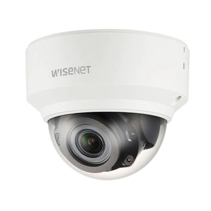 Hanwha Wisenet Indoor 5MP Dome Camera, H.265, IK08, 30m IR, 120dB WDR, 3.9-9.4mm - HAN-XND-8080RV