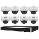 Hikvision Security Kit: 8x 8MP Dome, Acusense, 4CH NVR, HDD - HK-T8