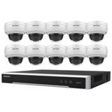 Hikvision Security Kit: 10x 8MP Dome, Acusense, 4CH NVR, HDD - HK-T10