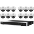 Hikvision Security Kit: 12x 6MP Dome, Acusense, 4CH NVR, HDD - HK-F12