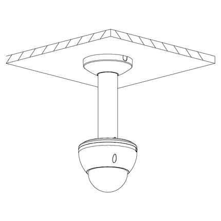 VIP Vision Ultimate AI Series 4.0MP Motorised Vandal Dome - VSIPU-4DIRM-I2