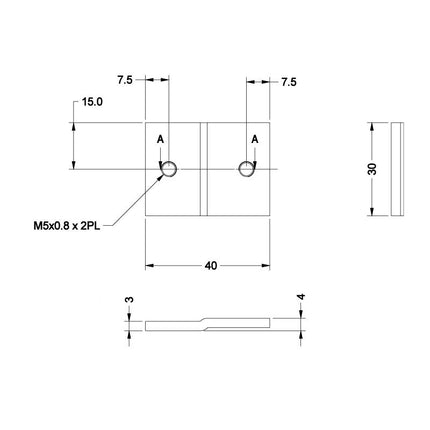 VIP Vision Extension Plate for Electric Strikes