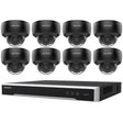 Hikvision Security Kit: 8x 6MP Black Dome, Acusense, 4CH NVR, HDD - HK-G8