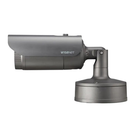 Hanwha Wisenet 8MP AI Outdoor Bullet Camera with LPR, WDR, IR, IP67, 4.5-10mm - HAN-PNO-A9081RLP