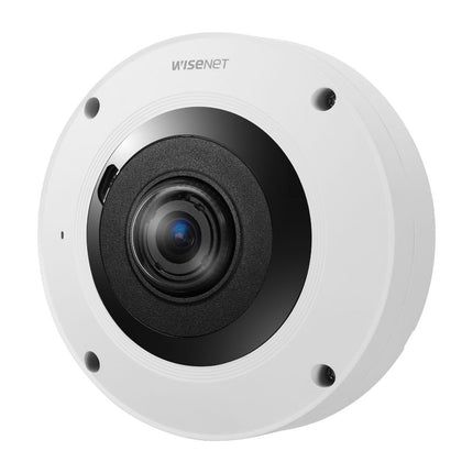 Hanwha Wisenet AI Outdoor Fisheye Camera, H.265, 30fps, WDR, 13m IR, 1.08mm - HAN-XNF-9013RV