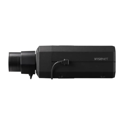 Hanwha Wisenet 4K AI Indoor Box Camera, H.265, 30fps, 120dB WDR, 4.5-10mm - HAN-PNB-A9001