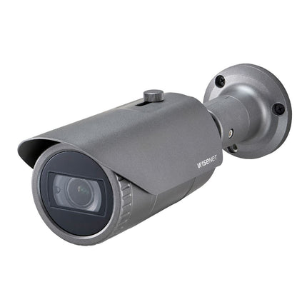 Hanwha Wisenet 4MP Outdoor Bullet Camera, H.265, WDR, IP66, IK10, 3.2-10mm - HAN-QNO-7082R