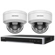 Hikvision Security Kit: 2x 6MP Dome, Smart Hybrid, ColorVu, 4CH NVR, HDD - HK-H2