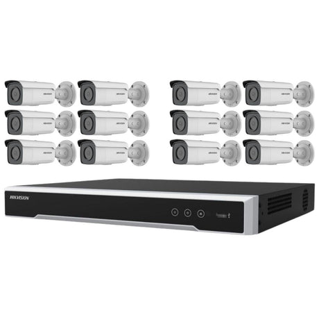 Hikvision Security Kit: 12x 6MP Bullet, Acusense, 4CH NVR, HDD - HK-I12