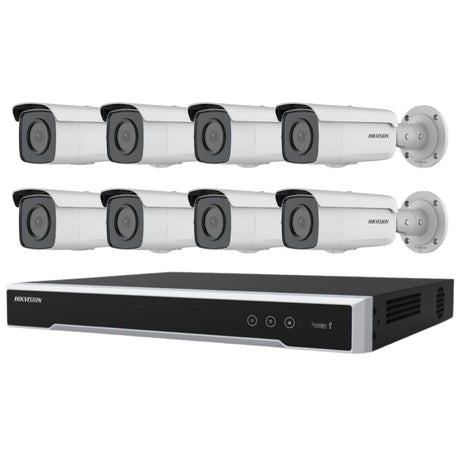 Hikvision Security Kit: 8x 8MP Bullet, Acusense, 4CH NVR, HDD - HK-U8