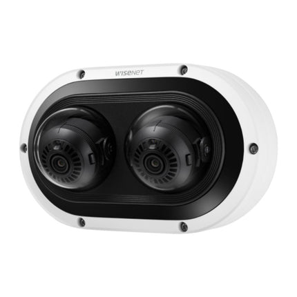 Hanwha Wisenet 2x 6MP Outdoor AI Multi Directional Camera, 2ch, 3.54-6.69mm - HAN-PNM-C12083RV