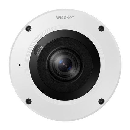 Hanwha Wisenet AI Outdoor Fisheye Camera, H.265, 30fps, WDR, 13m IR, 1.08mm - HAN-XNF-9013RV