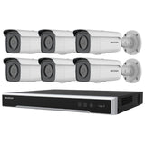 Hikvision Security Kit: 6x 8MP Bullet, Acusense, 4CH NVR, HDD - HK-U6