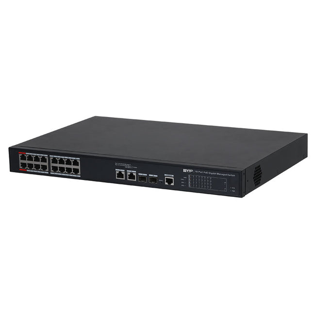 VIP Vision 16-port Managed Gigabit Hi-PoE Ethernet Switch