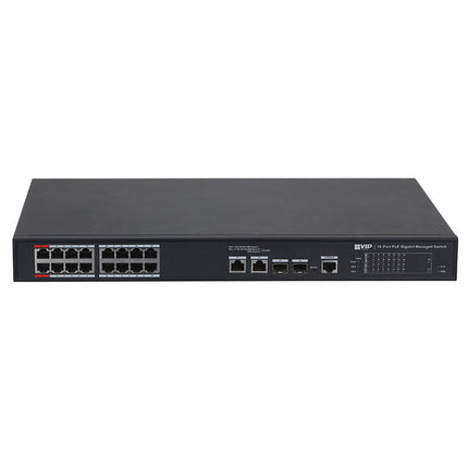 VIP Vision 16-port Managed Gigabit Hi-PoE Ethernet Switch