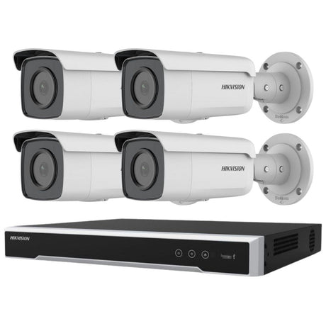 Hikvision Security Kit: 4x 8MP Bullet, Acusense, 4CH NVR, HDD - HK-U4