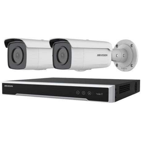 Hikvision Security Kit: 2x 8MP Bullet, Acusense, 4CH NVR, HDD - HK-U2