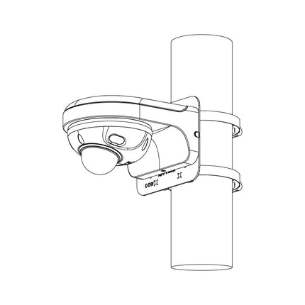 VIP Vision Professional AI Series 4.0MP Fixed Wedge Dome