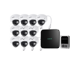 Ajax 16CH Black NVR Vivotek 5MP Motorised Dome Kit - KIT-AJAX-5MP16106DM-B