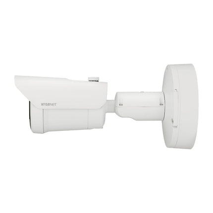 Hanwha Wisenet 2MP Outdoor Bullet Camera, H.265, 60fps, 40m IR, IK10, 2.8-12mm - HAN-XNO-C6083R