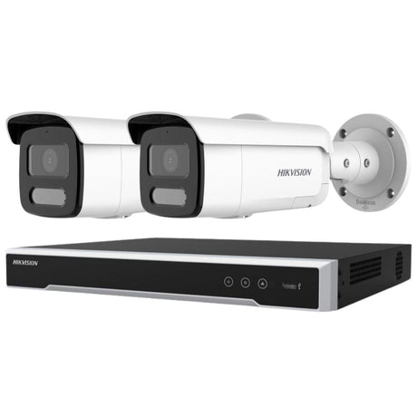 Hikvision Security Kit: 2x 8MP Bullet, Acusense, Liveguard, 4CH NVR, HDD - HK-W2