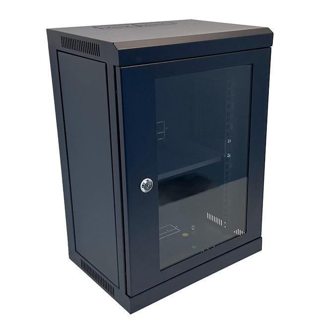 VIP Vision 10'' 9RU 250mm Pre-assembled Wall-Mount Data Cabinet