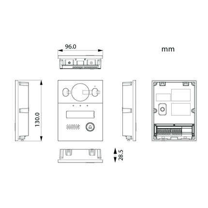 VIP Vision VIP Vision | 2-Wire H-Series Complete Intercom Kit