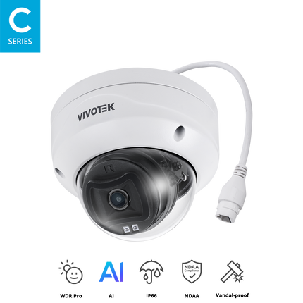 Vivotek FD9383-HV 2.8MM 5MP Fixed Dome Camera