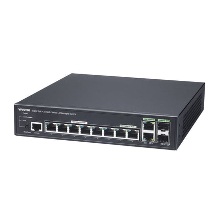 Vivotek 8-Port PoE Switch - AW-GEV-108A-130