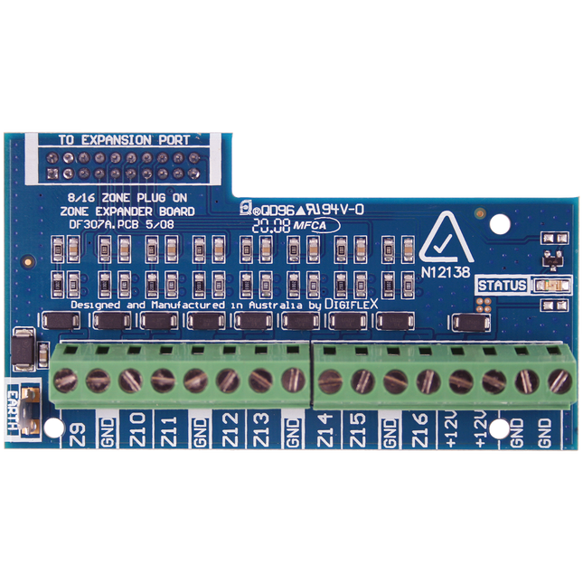 Bosch BOSCM707B Plug-In Zone Expander Module Blue 8 X Zone PCB Enclosure Mount 135G Suits Solution 6000/ 144 *Requires Cm705B*