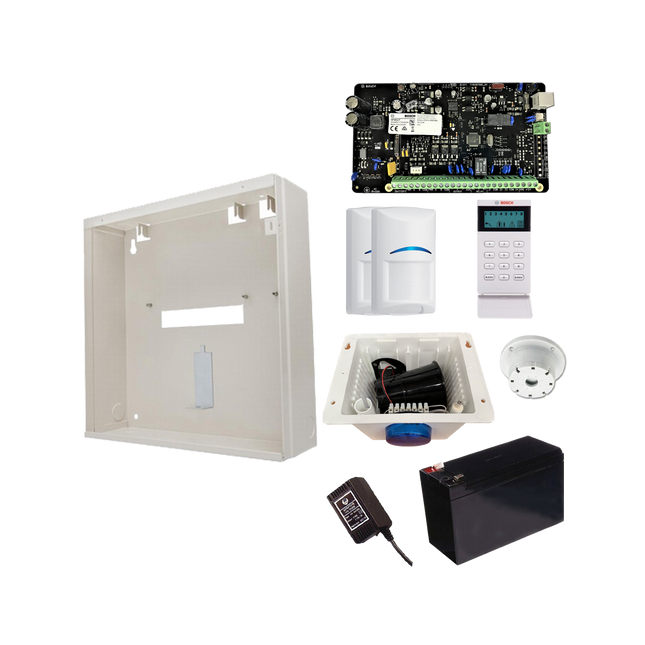 Bosch BOSCH3400 Kit S2K-LCD-PIR-2 Solution 2000 Metal Enclosure with 2 PIR + Icon Codepad + Bosch7000