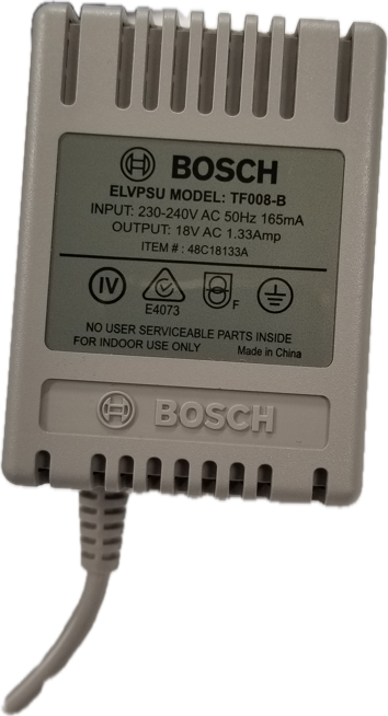 Bosch BOSTF008-B 18VAC 240VAC Power Supply 1.3A 1X Output Bare Wire Black