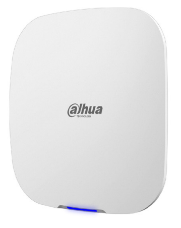 Dahua DAHI10007 Airshield Hub Wireless Alarm Panel White 32 Areas 33 Users 150 Wireless Devices 400 Events Plastic Wall Mount Built In Ethernet 380G 12VDC