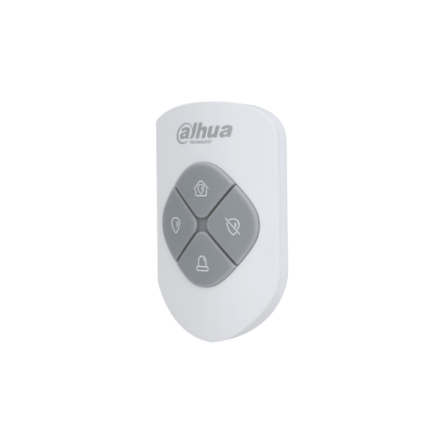 Dahua DAHI9971 Airshield Wireless 4 Button Keyfob White with Cr2032 Battery 433.1 - 434.6 Mhz *Battery Life 5 Years