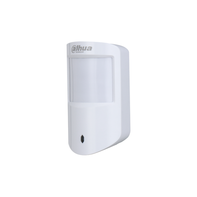 Dahua DAHI9979 Airshield Series Wireless PIR Dual White Pet up to 18Kg 12m Detection Area Plastic Wall Mount 2.2m Mount Height 433.1-434.6Mhz 1Xcr123A Battery (3.3V) Suits Dhi-Art-Arc3000H-03-Fw2 Frequency Hopping