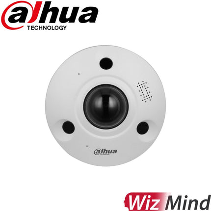 Dahua Security Camera: 12MP(4K) Fisheye, 1.85mm, Panoramic  - DH-IPC-EBW81242-AS-S2