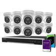 Hikvision Security Kit: 10x 8MP Turret, Acusense, 4CH NVR, HDD - HK-N10