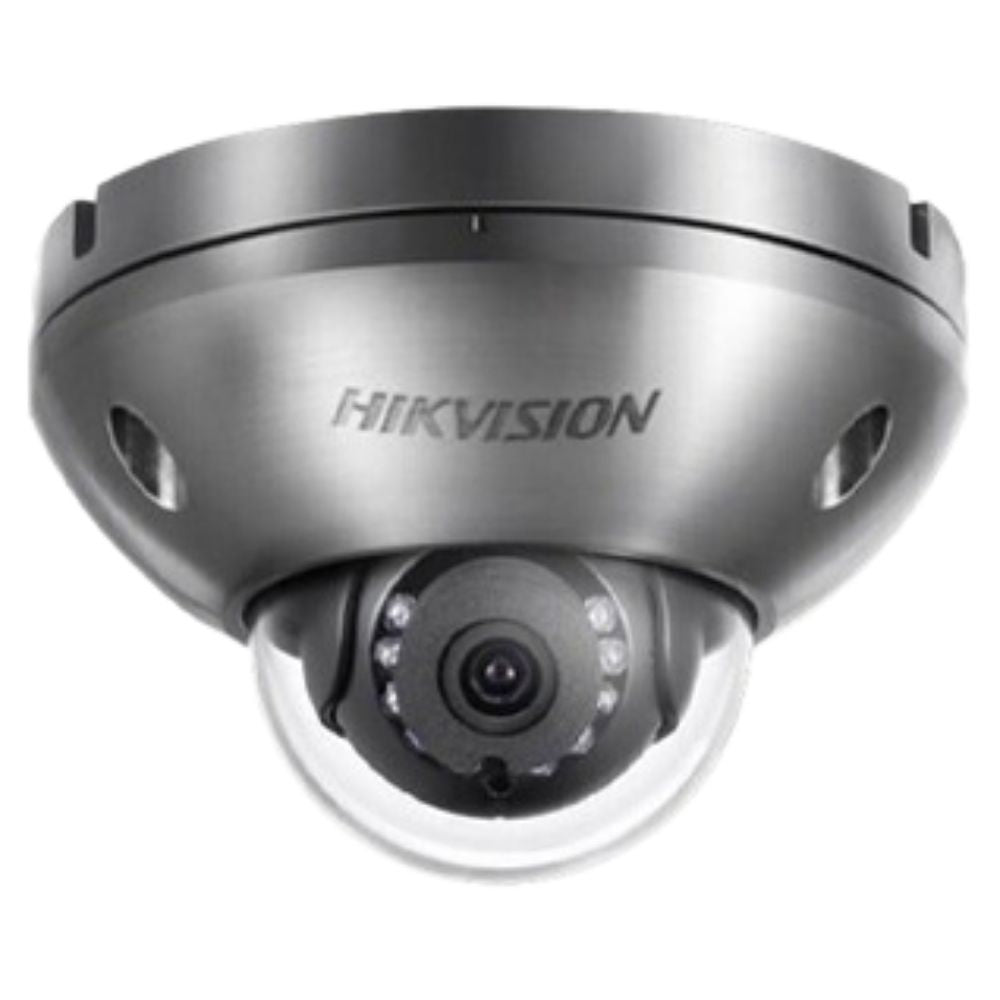 Hikvision DS-2XC6142FWD-IS-4 Anti-Corrosion Network Dome Camera, WF-2, NEMA4X, C5-M, 4MP 4mm, 120dB Wide Dynamic Range, 3 Video Streams, 10M IR, IP67