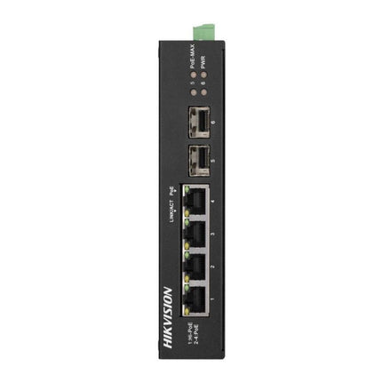 Hikvision DS-3T0506HP 4-Port Gigabit Unmanaged Industrial Hi-PoE Switch