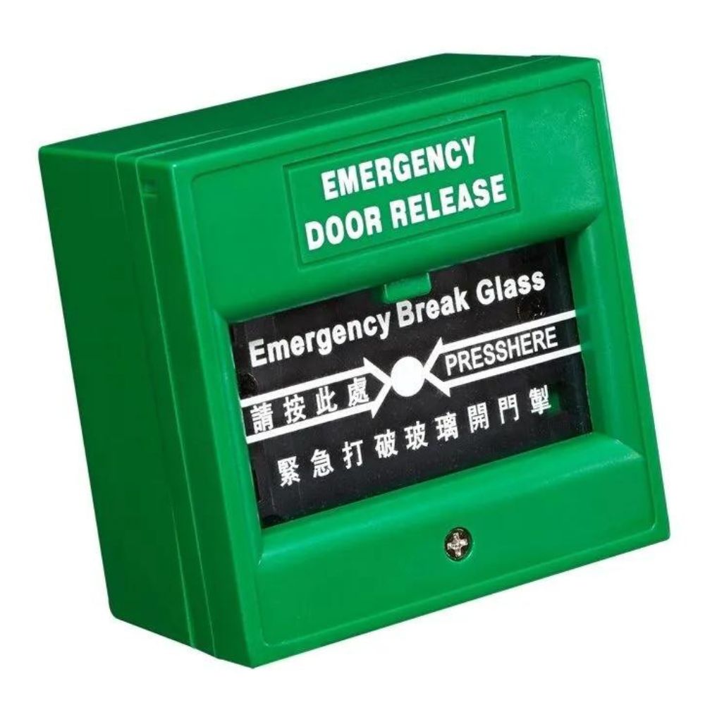 Hikvision DS-K7PEB/GREEN Emergency Break Glass - Green