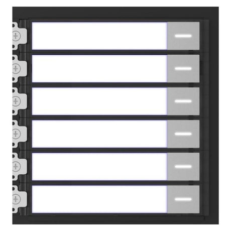 Hikvision DS-KD-KK Intercom Gen 2 Nametag Module, 6 Button (KD-KK)