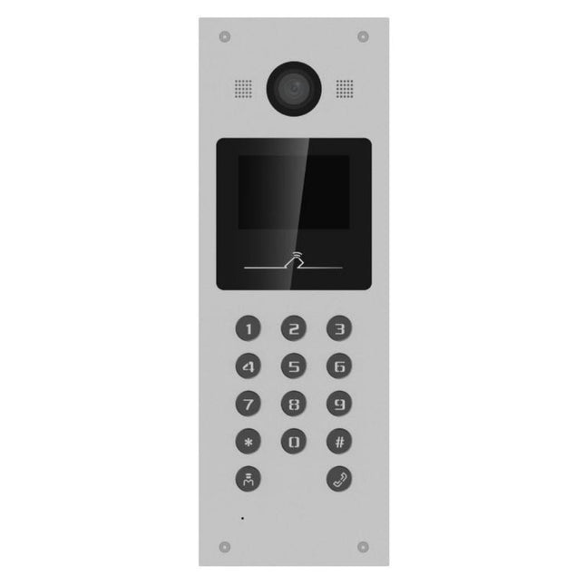 Hikvision DS-KD3003-E6 Gen 2 Apartment Door Station, 2MP 3.5" LCD, Mifare, Physical Buttons, IP65, ( HIK-DS-KAB13-D Surface Bracket)