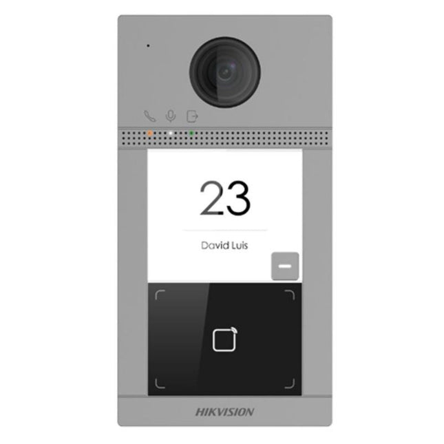 Hikvision DS-KV8113-WME1/SURFACE IP Intercom Gen 2 Villa Door Station, 1 Button, WiFi, Mifare, Aluminium (8113)